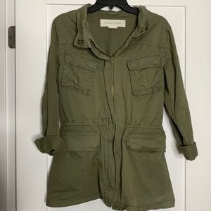 TREASURE & BOND KHAKI GREEN UTILITY JACKET